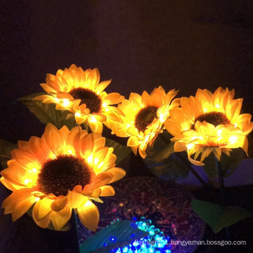 Solar Garden Stake Lights Outdoor Sunflower Lights LED Solar Powered Lights for Patio Lawn Garden Yard Pathway Decoration